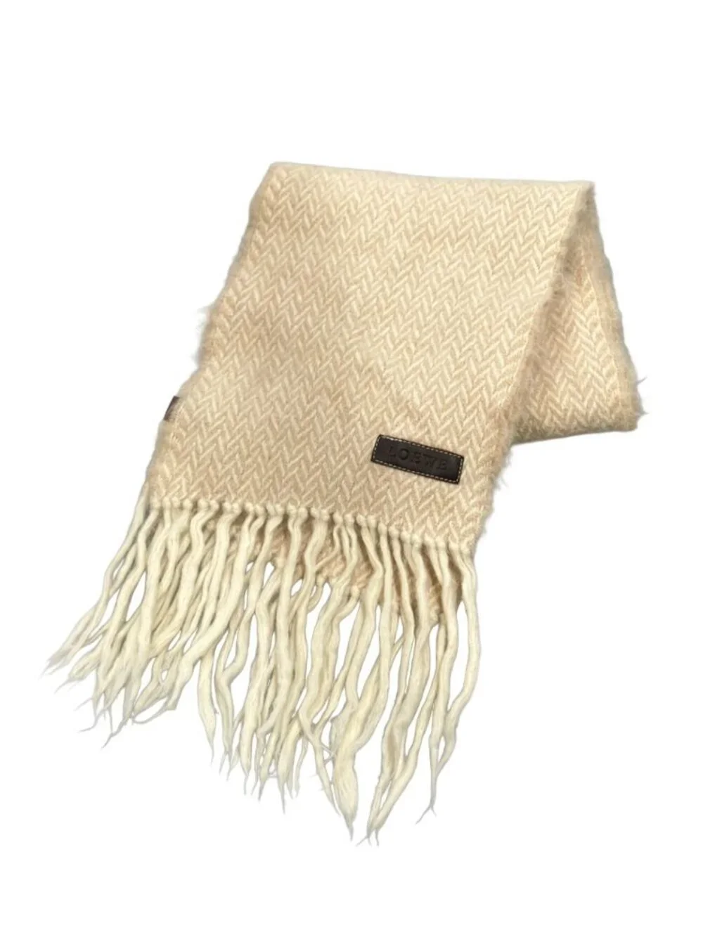 Loewe Scarf Alpaca 100% Beige